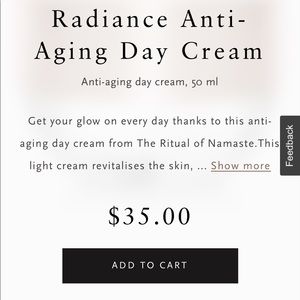 Rituals anti aging day cream